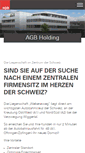 Mobile Screenshot of agb-holding.ch